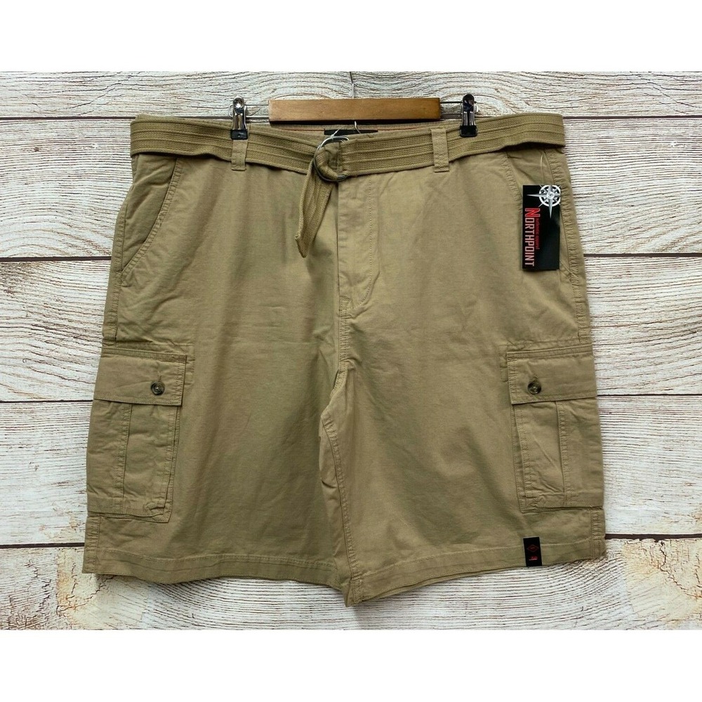 Northpoint Cargo Shorts Mens Size 46 Boston Belted Ripstop New Mis Tagged 46